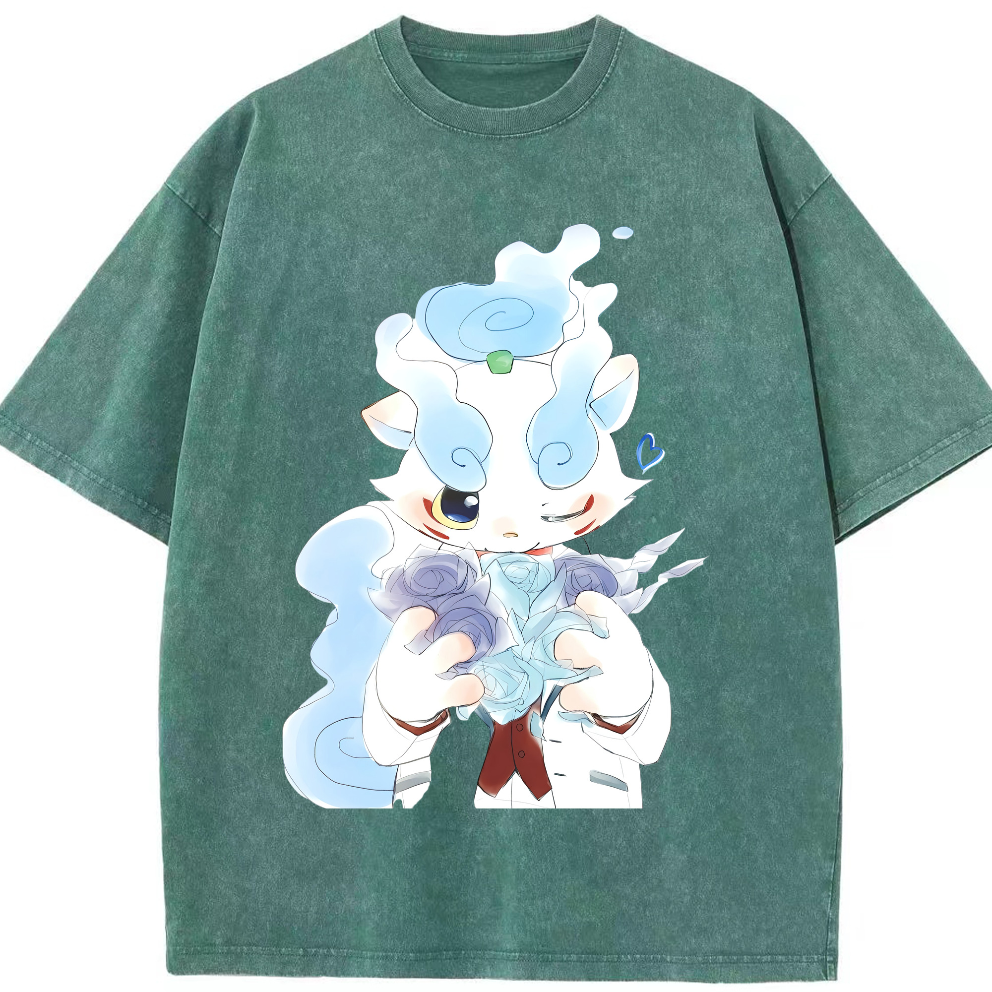 （画像用） 妖怪ウォッチ Yo-kai Watch 綿100% ヴィンテージ風 半袖Tシャツ（フロントプリント）